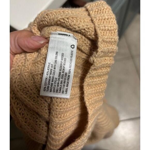 Prologue mock neck puff sleeve sweater size M - Picture 6 of 7